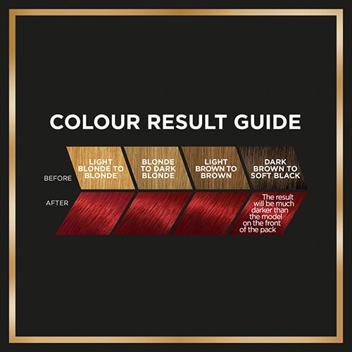 Haircolour Intense Red P67 666 Preference Permanent Color Result